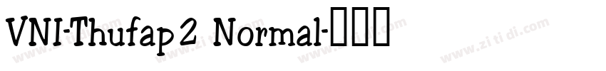 VNI-Thufap2 Normal字体转换